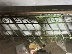 До: Реставрационное ограждение